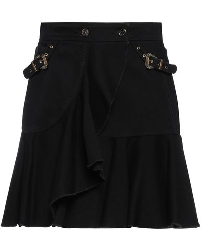 Versace Denim Skirt Cotton, Elastane - Black