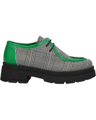 Islo Isabella Lorusso Lace-Up Shoes Leather, Textile Fibres - Green