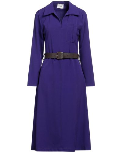 Dixie Midi Dress - Purple
