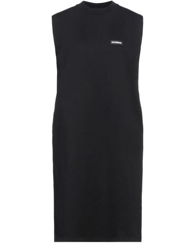 Vetements Midi Dress - Black