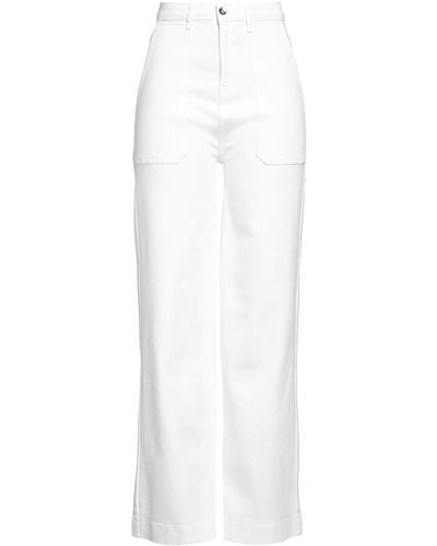 Rabens Saloner Jeans - White
