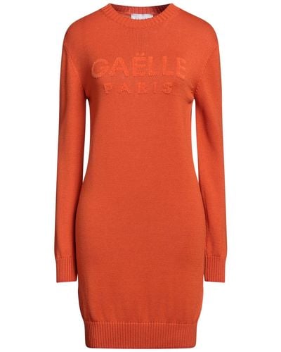 Gaelle Paris Mini Dress - Orange