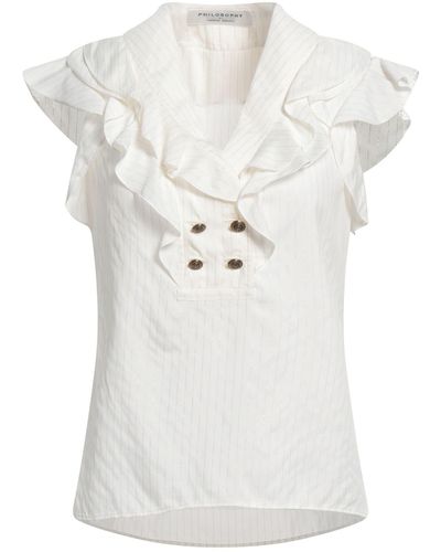 Philosophy Di Lorenzo Serafini Top - White