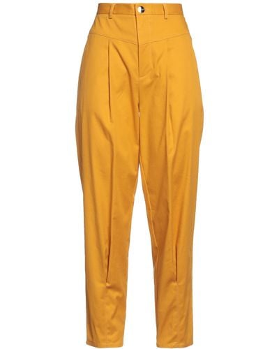 SIMONA CORSELLINI Trouser - Yellow