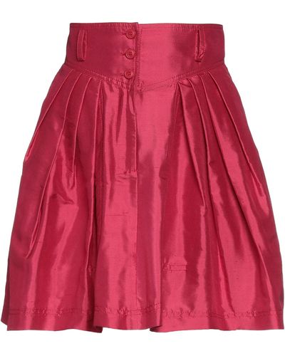 Alberta Ferretti Mini Skirt - Red