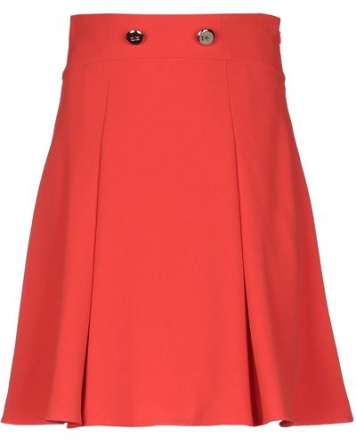 Elisabetta Franchi Knee Length Skirt - Red
