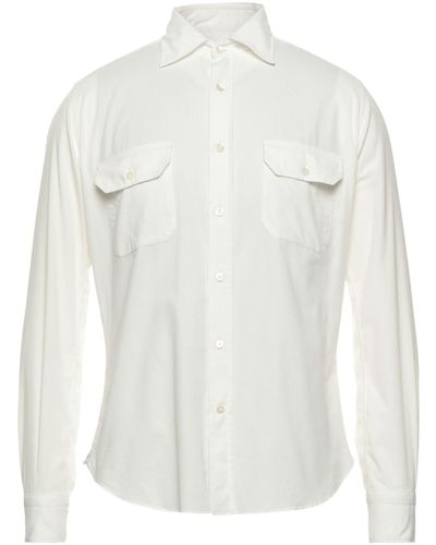 Drumohr Shirt Cotton - White