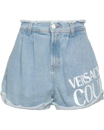 Versace Jeans Couture Short en jean - Bleu