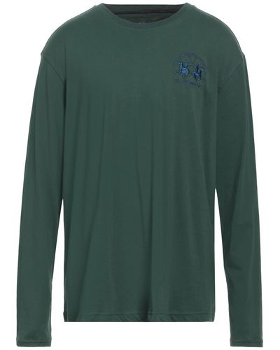 La Martina Dark T-Shirt Cotton - Green