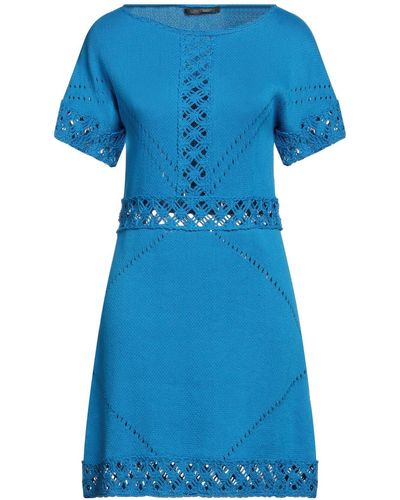 Alberta Ferretti Mini Dress - Blue