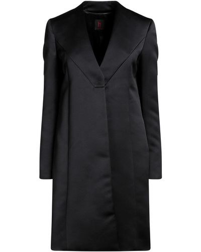 Hanita Overcoat & Trench Coat - Black