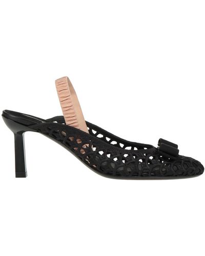 Ferragamo Court Shoes - Black