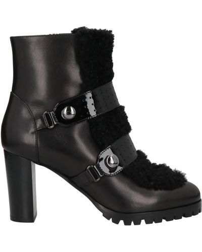 Longchamp Ankle Boots - Black