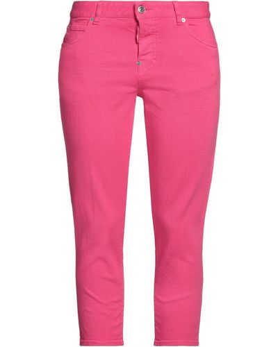 DSquared² Cropped Trousers - Pink