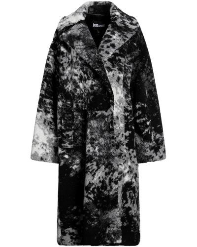 Just Cavalli Shearling- & Kunstfell - Schwarz