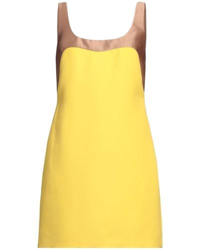 Valentino Garavani Colour-block Sleeveless Minidress - Yellow