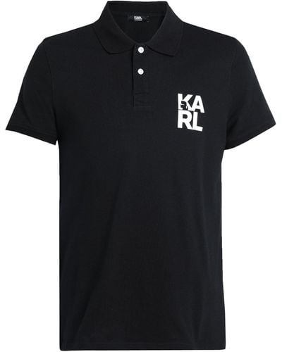 Karl Lagerfeld Polo Shirt - Black
