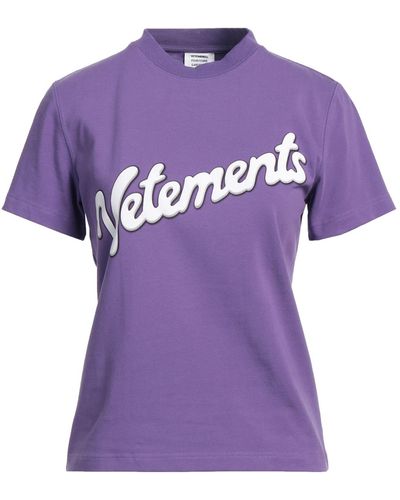 Vetements T-shirt - Purple