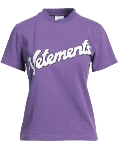 Vetements Camiseta - Morado