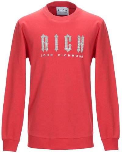 John Richmond Sweat-shirt - Rouge