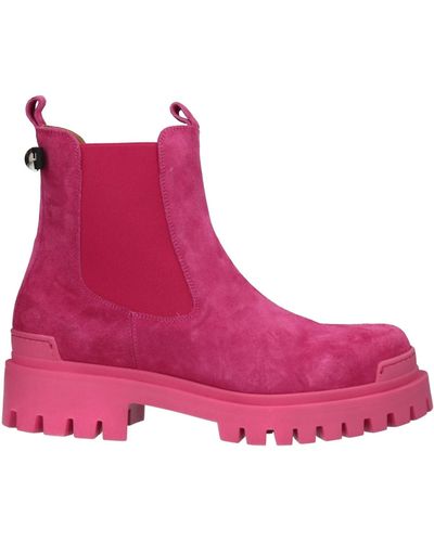 Giancarlo Paoli Ankle Boots - Pink