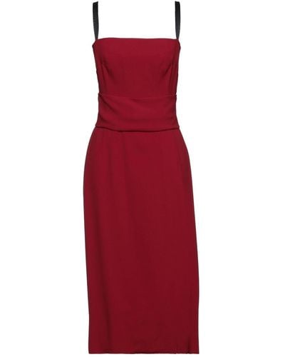 Dolce & Gabbana Midi Dress - Red