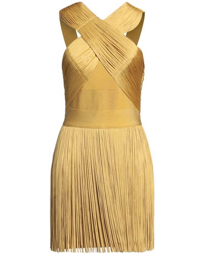 Hervé Léger Mini Dress - Yellow