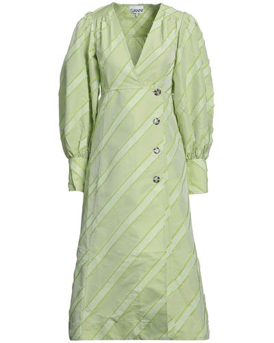 Ganni Midi Dress - Green