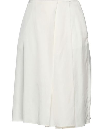 Les Copains Midi Skirt - White