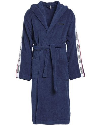 Moschino Dressing Gown Or Bathrobe - Blue