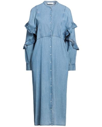 Roseanna Midi Dress - Blue