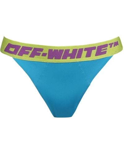 Off-White c/o Virgil Abloh Bikini Bottoms & Swim Briefs - Blue