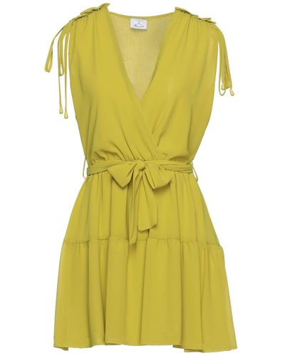 Berna Short Dress - Yellow