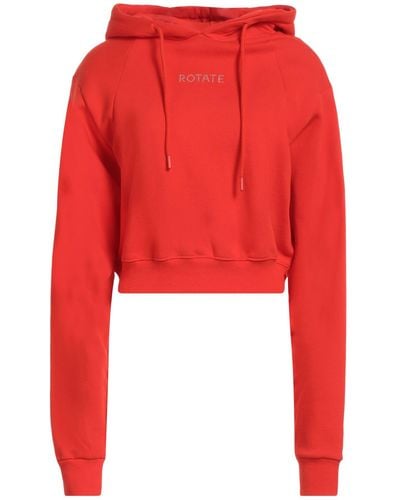 ROTATE BIRGER CHRISTENSEN Coral Sweatshirt Organic Cotton - Red