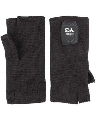 Y-3 Gloves - Black