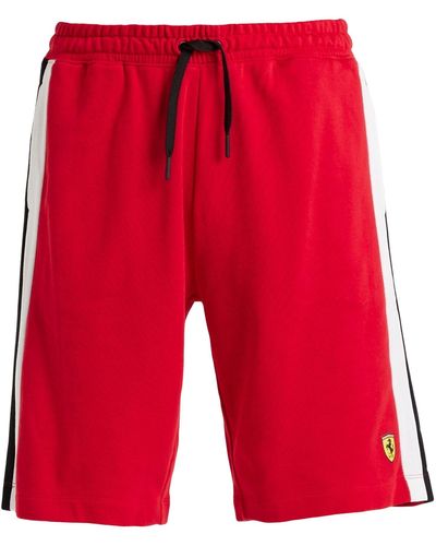 Ferrari Shorts & Bermuda Shorts - Red