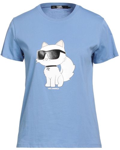 Karl Lagerfeld T-shirts - Blau