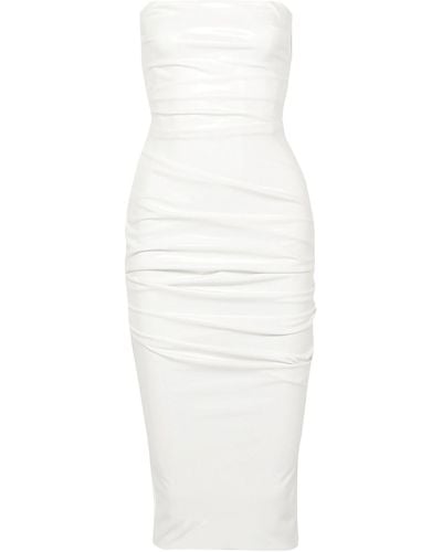 Alex Perry Midi-Kleid - Weiß