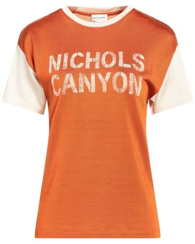 Saint Laurent T-shirt - Arancione