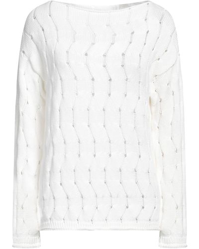 Alpha Studio Pullover - Blanco