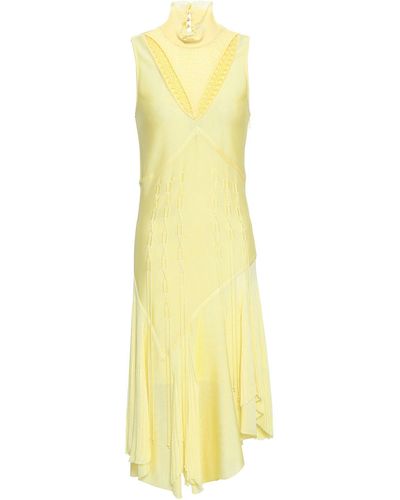 Roberto Cavalli Midi Dress - Yellow