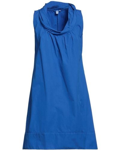 European Culture Mini Dress - Blue