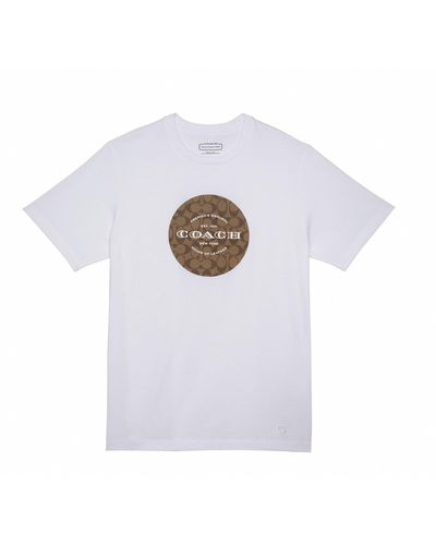 COACH Camiseta - Blanco