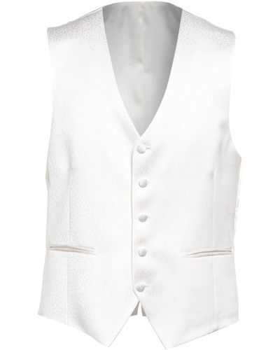 Paoloni Tailored Vest - White