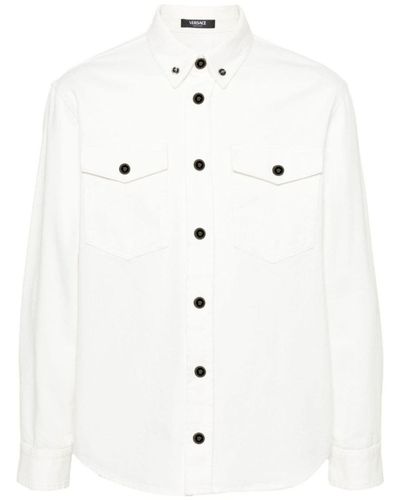 Versace Camicia Jeans - Bianco