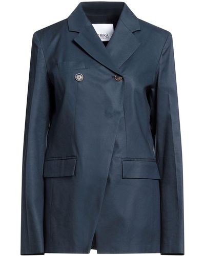 Blue Erika Cavallini Semi Couture Jackets for Women | Lyst