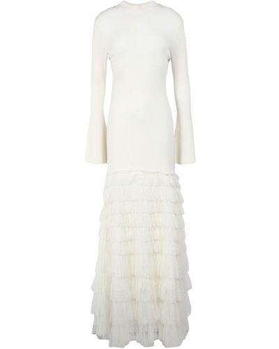 Twin Set Maxi-Kleid - Weiß