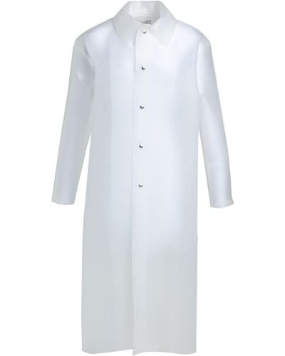 A.W.A.K.E. MODE Overcoat & Trench Coat - White
