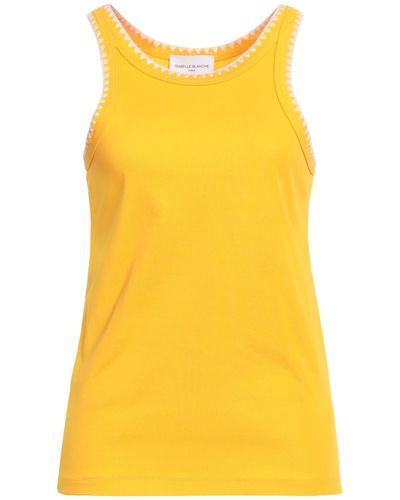 Isabelle Blanche Tank Top - Yellow