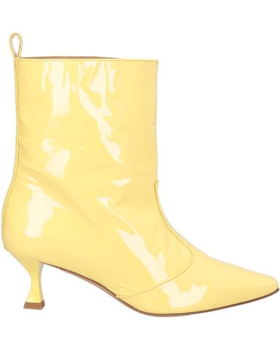 Wo Milano Ankle Boots - Yellow